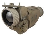 Clip on thermal rifle scope weapon sighting system.  long range clip on thermal scope.